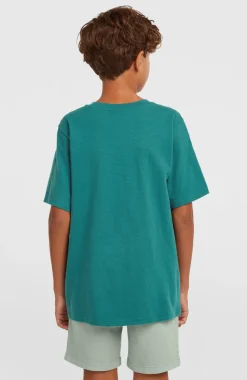 KidsSlub Graphic T-shirt| Groen
