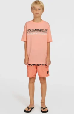 KidsStripe T-shirt| Roze