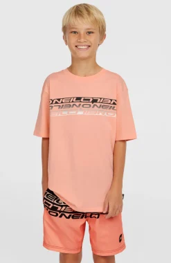 KidsStripe T-shirt| Roze