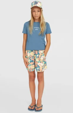 KidsSummer geweven short| Blauw