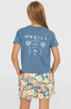 KidsSummer geweven short| Blauw