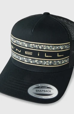 O'Neill Flower truckerpet| Zwart